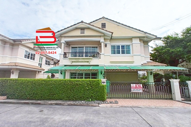 บ้านเดี่ยว 2 ชั้น โครงการ สกุลธร วัชรพล-รามอินทรา เนื้อที่ 55.5 ตร.ว. ใกล้ห้าแยกวัชรพล ถนนรามอินทรา แขวงท่าแร้ง เขตบางเขน 