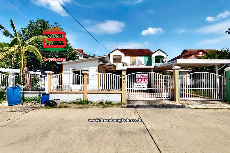 บ้านแฝด บ้านซื่อตรง ดอนเมือง เนื้อที่ 55 ตรว. (ใกล้เทศบาลเมืองคูคต) ถนนลำลูกกา ตำบลคูคต อำเภอลำลูกกา ปทุมธานี