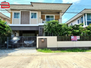 04224, บ้านเดี่ยว 2 ชั้น โครงการ นิชชารมณ์ เนื้อที่ 53.3 ตรว. มี 3 ห้องนอน 3 ห้องน้ำ ถนนราชพฤกษ์ อ.ปากเกร็ด จ.นนทบุรี