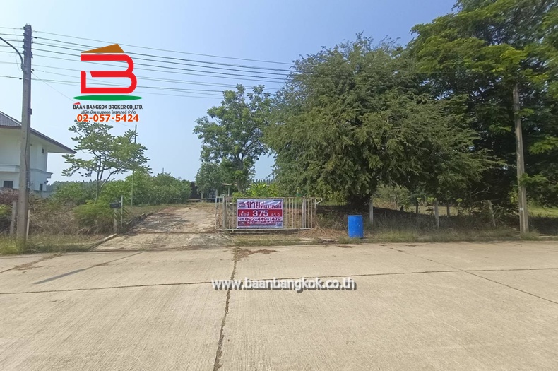 ที่ดินถมแล้วริมน้ำ เดอะลากูน 1-2 เนื้อที่ 375 ตรว. ถนนเสนา-สามโคก (3111) ตำบลท้ายเกาะ อำเภอสามโคก ปทุมธานี