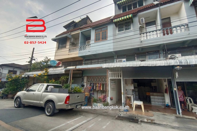 อาคารพาณิชย์ หมู่บ้าน ประชากรไทย เนื้อที่ 20 ตรว.ถนนลาดพร้าว แขวงวังทองหลาง เขตบางกะปิ กรุงเทพฯ