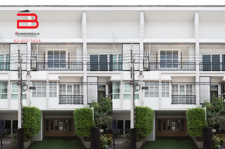  ทาวน์โฮม ทาวน์โฮม หลังริม ซี-บิส โฮม เทิดราชัน-ดอนเมือง (C-Biz Home Terdrachan-Donmueang) เนื้อที่ 19.1 ตรว. ถนนเทิดราชัน เขตดอนเมือง