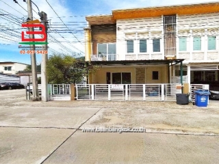 11257, ทาวน์โฮม หลังมุม โกลเด้นทาวน์ วัชรพล-สุขาภิบาล 5 เนื้อที่ 31 ตรว. ใกล้บิ๊กซี สุขาภิบาล 5 ถนนสุขาภิบาล 5 แขวงออเงิน เขตสายไหม