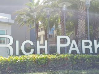 379, ขาย ห้องชุด Rich Park @เจ้าพระยา ชั้น 19 Type A 32.7 ตรม. วิวแม่น้ำเจ้าพระยา สถานีรถไฟฟ้าไทรม้า