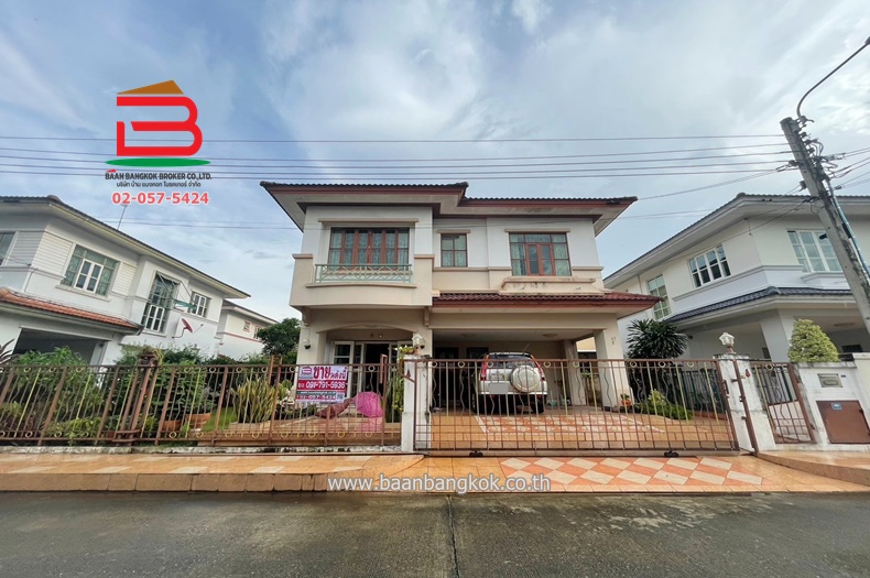 บ้านเดี่ยว หมู่บ้าน นันทวัน วงแหวน-รัตนาธิเบศร์ เนื้อที่ 66 ตรว.ใกล้เซ็นทรัล เวสต์เกต ถนนกาญจนาภิเษก ตำบลเสาธงหิน อำเภอบางใหญ่ จังหวัดนนทบุรี