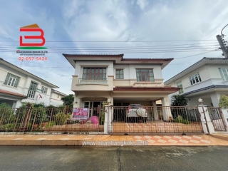 09659, บ้านเดี่ยว หมู่บ้าน นันทวัน วงแหวน-รัตนาธิเบศร์ เนื้อที่ 66 ตรว.ใกล้เซ็นทรัล เวสต์เกต ถนนกาญจนาภิเษก ตำบลเสาธงหิน อำเภอบางใหญ่ จังหวัดนนทบุรี