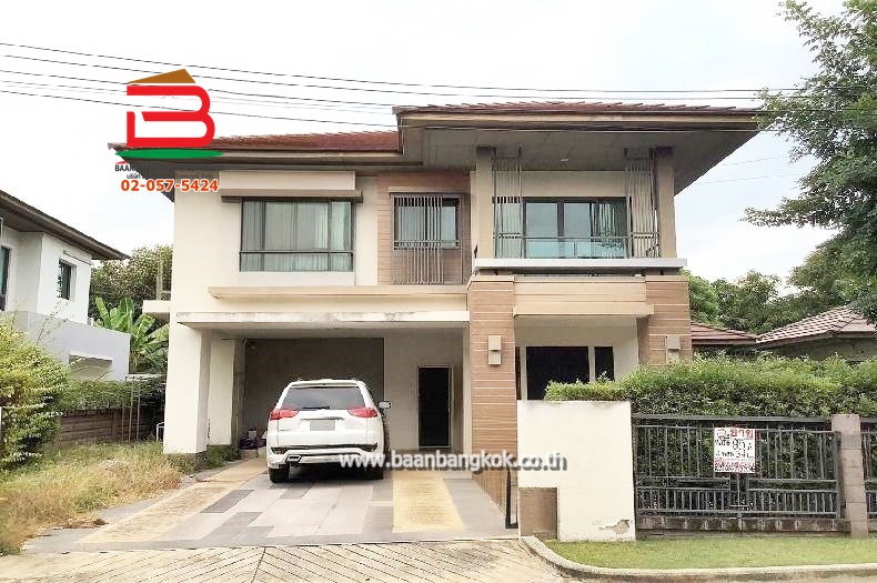 บ้านเดี่ยว โครงการ เศรษฐสิริ ชัยพฤกษ์-แจ้งวัฒนะ เนื้อที่ 84.9 ตรว. ถนนแจ้งวัฒนะ ตำบลบางพลับ อำเภอปากเกร็ด นนทบุรี