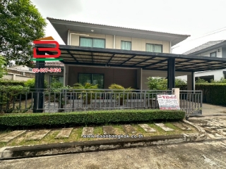 10693, บ้านเดี่ยว หมู่บ้านเพฟ (รามอินทรา-วงแหวน) เนื้อที่ 62.2 ตร.ว ซ.กาญจนาภิเษก 4 แขวงออเงิน เขตสายไหม กรุงเทพมหานคร 