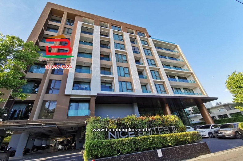 คอนโดมิเนียม เนื้อที่ 45.66 ตร.ม. ไนซ์ สวีทส์ สนามบินน้ำ 2 : Nice Suites II Sanambinnam (ซอยนนทบุรี 32) ถนนสนามบินน้ำ ตำบลท่าทราย อำเภอเมืองนนทบุรี นนทบุรี    