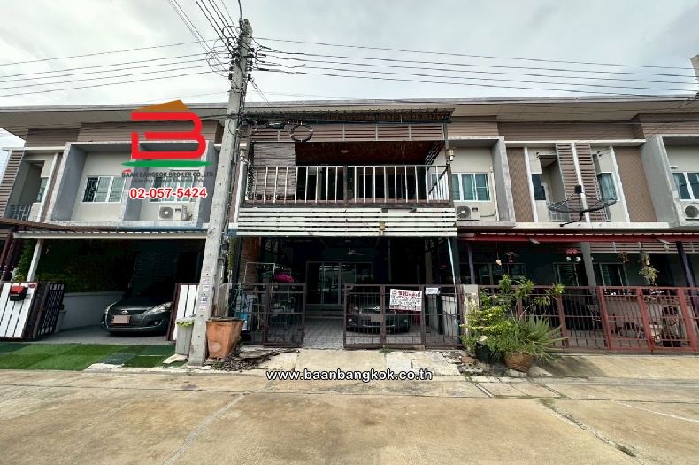 ทาวน์โฮม โครงการ เดอะเบลส ชัยพฤกษ์ เนื้อที่ 20 ตร.ว ตำบลละหาร อำเภอบางบัวทอง จังหวัดนนทบุรี 