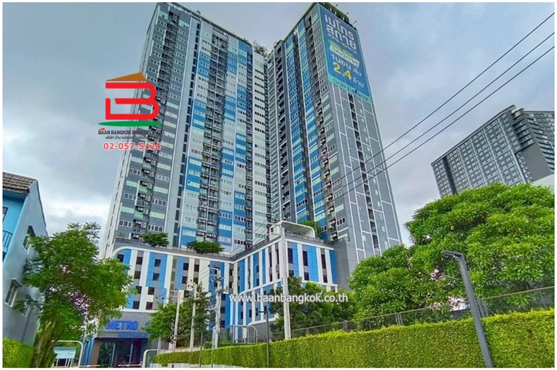  ห้องชุดคอนโด เมโทรสกาย วุฒากาศ เนื้อที่ 27.96 ตรม. ระหว่างซ.วุฒากาศ 5-7 ถนนวุฒากาศ แขวงตลาดพลู เขตธนบุรี กรุงเทพมหานคร 