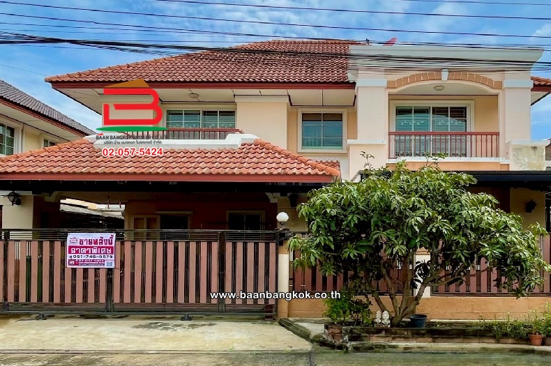 บ้านเดี่ยว โครงการ การ์เด้นวิลล่าเดอะโฟร์ซีซั่น รังสิต-คลอง 3 (รังสิต-นครนายก 68) เนื้อที่ 60.6 ตร.ว (ใกล้โรงพยาบาลสัตว์เกษมสุข) ตำบลลาดสวาย อำเภอลำลูกกา จังหวัดปทุมธานี    