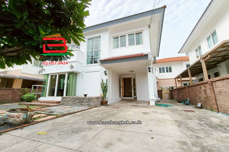 บ้านเดี่ยว เนื้อที่ 57.4 ตร.ว. โครงการ คาซ่าวิลล์ วัชรพล-สุขาภิบาล 5 (สุขาภิบาล 5 ซอย 71) ถนนพหลโยธิน แขวงออเงิน เขตสายไหม 
