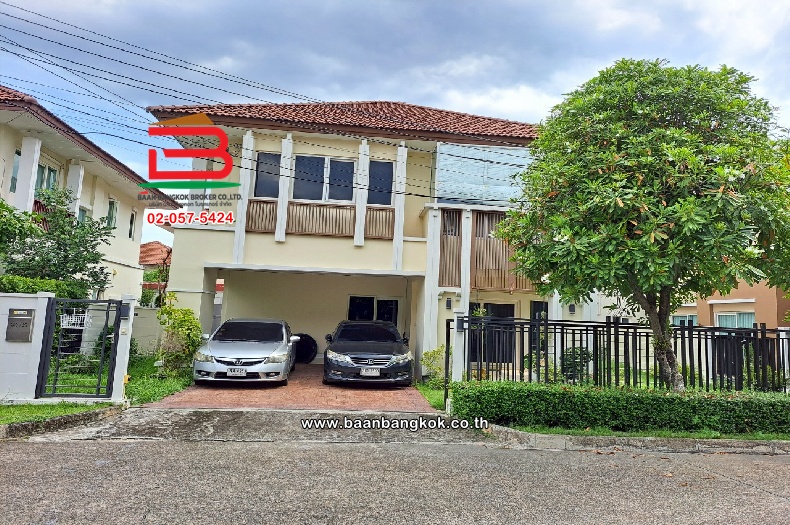 บ้านเดี่ยว โครงการ เดอะเซนโทร (The Centro) สุขาภิบาล 5 เนื้อที่ 60 ตร.ว (สุขาภิบาล 5 ซอย 76) ใกล้ไปรษณีย์ไทยสายไหม แขวงออเงิน เขตสายไหม กรุงเทพมหานคร   