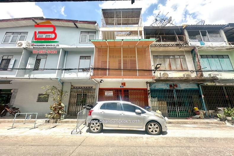 อาคารพาณิชย์ ซอยแม้นศรี 2 เนื้อที่ 11.6 ตรว.  ถนนบำรุงเมือง แขวงคลองมหานาค เขตป้อมปราบศรัตรูพ่าย กทม .
