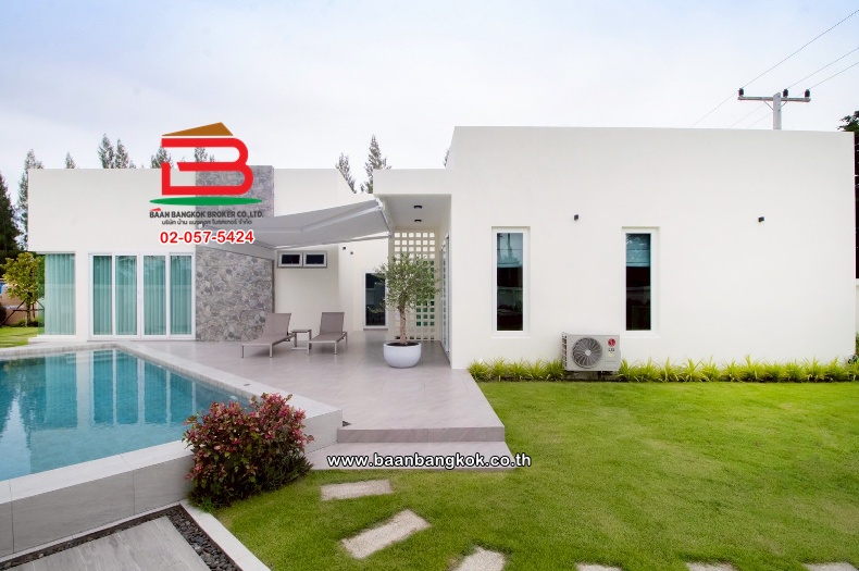 Pool villa เทอร์ร่า เดอะไพรเวซี่ (Terra The Privacy) เนื้อที่ 148 ตร.ว ซอยหัวหิน 112 ตำบลทับใต้ อำเภอหัวหิน ประจวบคีรีขันธ์  