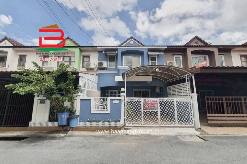 ทาวน์เฮาส์ หมู่บ้าน เค.ซี.รามอินทรา 6 เนื้อที่ 24 ตร.ว (ซอยพระยาสุเรนทร์ 45) แขวงสามวาตะวันตก อำเภอคลองสามวา กรุงเทพมหานคร      