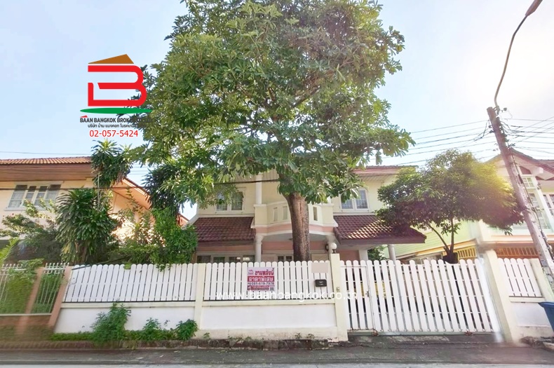 บ้านเดี่ยว เนื้อที่ 58.8 ตร.ว. หมู่บ้าน ซิลค์ วิลเลจ (สายไหม 54) ใกล้ปตท.สายไหม 56 ถนนสายไหม แขวงสายไหม เขตสายไหม