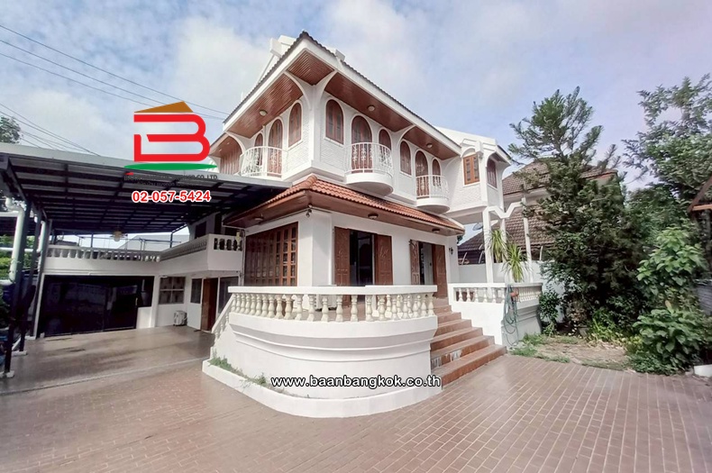 บ้านเดี่ยว เนื้อที่ 105 ตร.ว. หมู่บ้านอยู่เย็น 2 (ซอยรามอินทรา 34 แยก 15) ถนนรามอินทรา แขวงท่าแร้ง เขตบางเขน 