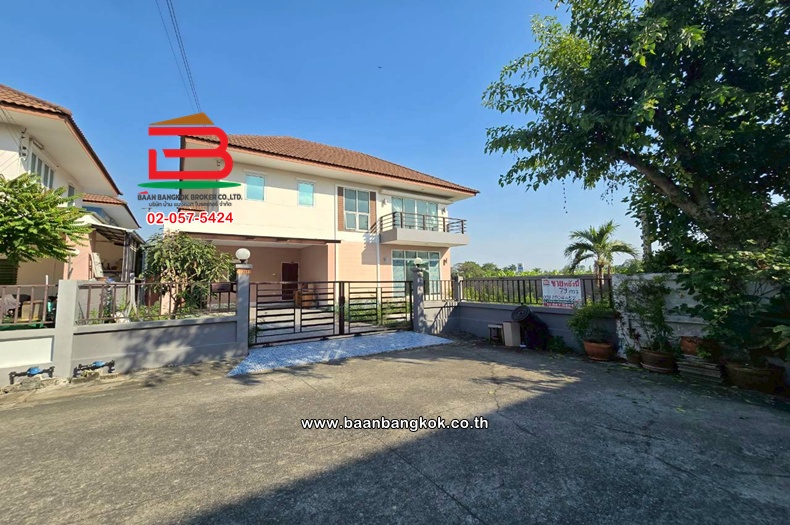 บ้านเดี่ยว เกษมสุข ลำลูกกา คลอง 7 (ใกล้ตลาดชัชวาล) เนื้อที่ 79.3 ตรว. ตำบลบึงคำสร้อย อำเภอลำลูกกา จังหวัดปทุมธานี