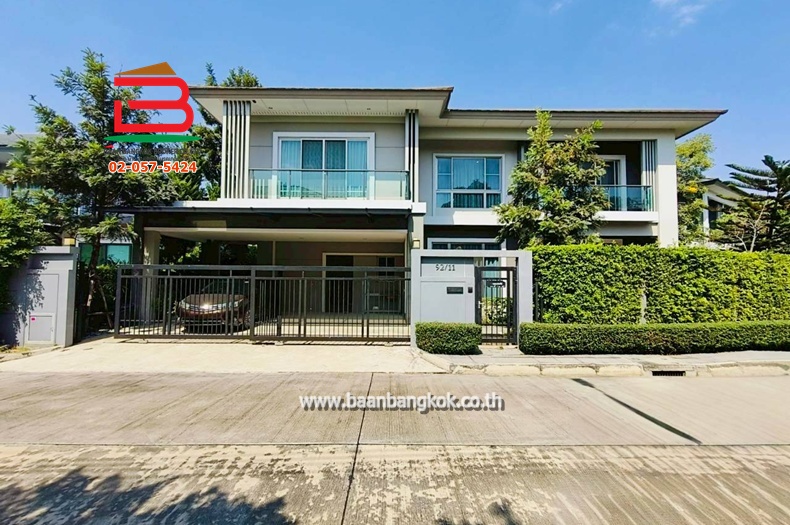 บ้านเดี่ยว หมู่บ้าน เดอะปาล์ม แจ้งวัฒนะ-ชัยพฤกษ์ เนื้อที่ 98 ตร.ว (ใกล้โรงเรียนนานาชาติสิงคโปร์ นนทบุรี) ถนนราชพฤกษ์ ตำบลบางตะไนย์ อำเภอปากเกร็ด นนทบุรี