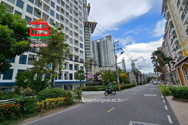 คอนโดมิเนียม น้ำทะเลคอนโด (ใกล้ชายหาดจอมเทียน) เนื้อที่ 26.56 ตรม. ตำบลนาจอมเทียน อำเภอสัตหีบ จังหวัดชลบุรี