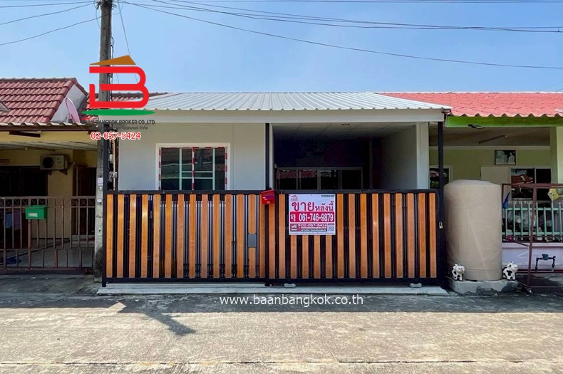 ทาวน์เฮาส์ เนื้อที่ 18 ตร.ว. หมู่บ้านเรือนสุข 1 รังสิต-คลอง 7 (ซอย 28) ถนนรังสิต-นครนายก ตำบลลำผักกูด อำเภอธัญบุรี ปทุมธานี