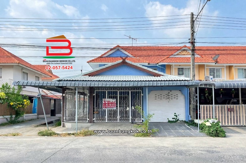 ทาวน์เฮาส์ เนื้อที่ 31.2 ตร.ว.โครงการ บ้านพฤกษา D รังสิต-คลองสาม (ใกล้ตลาดไทยสมบูรณ์) ถนนรังสิต-นครนายก ตำบลคลองสาม อำเภอคลองหลวง ปทุมธานี    