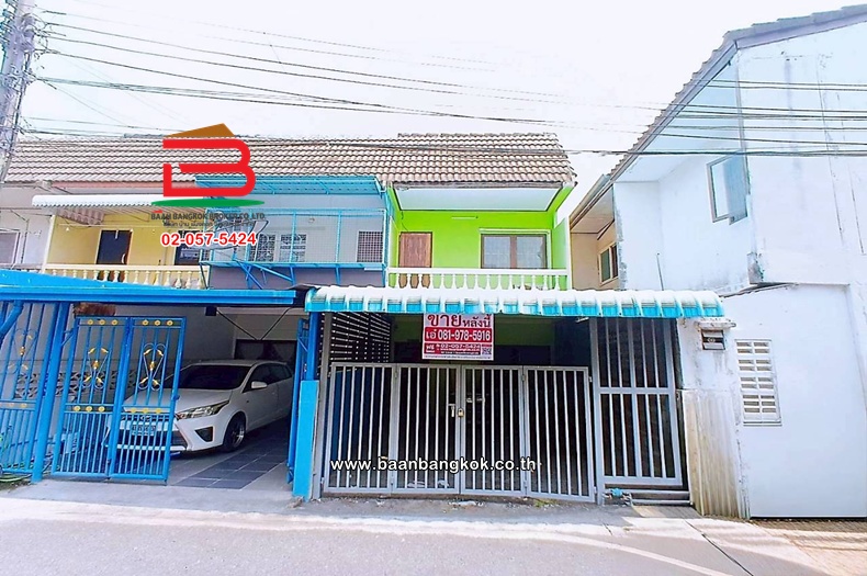 ทาวน์เฮาส์ เนื้อที่ 16 ตร.ว. หมู่บ้าน อัมรินทร์นิเวศน์ 3 ผัง 1 (ซอยสายไหม 13) ถนนพหลโยธิน แขวงสายไหม เขตสายไหม