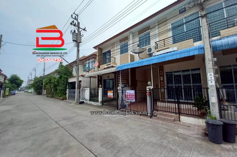 ทาวน์เฮ้าส์ เต็มสิริวิลล่า เนื้อที่ 19.6 ตรว. ถนนสุวินทวงศ์ แขวงหนองจอก เขตหนองจอก