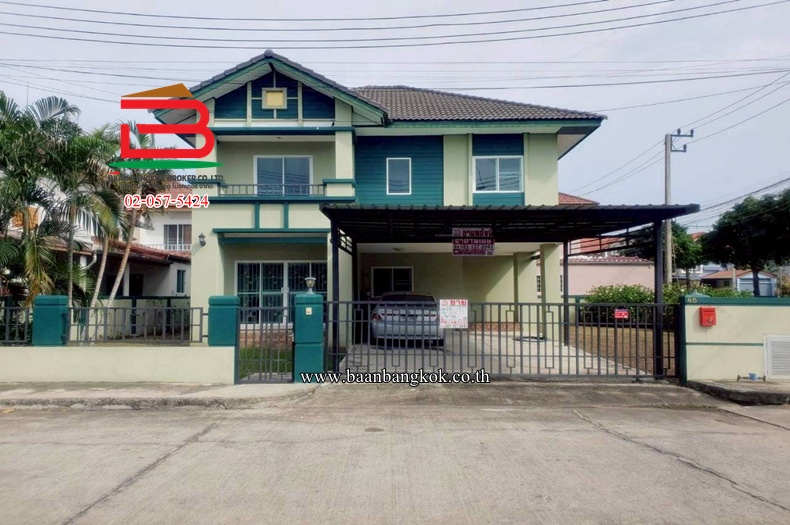 บ้านเดี่ยว วิสต้าวิลล์ 3 (ลำลูกกา คลอง 8) เนื้อที่ 93.1 ตรว.ถนนตัดผ่าน ลำลูกกา-ธัญบุรีคลองแปด ตำบลลำลูกกา อำเภอลำลูกกา จังหวัดปทุมธานี