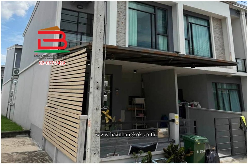 ทาวน์โฮม พลีโน่ พหลโยธิน-วัชรพล (ใกล้บิ๊กซีมินิ) เนื้อที่ 18.3 ตรว. แขวงคลองถนน เขตสายไหม