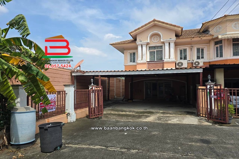 ทาวน์โฮม 2 ชั้น (หลังริม) เนื้อที่ 39.2 ตร.ว. หมู่บ้าน เดอะคอนเนค 3 ดอนเมือง​ (ซอยวิภาวดีรังสิต 41) แขวงสนามบิน เขตดอนเมือง 